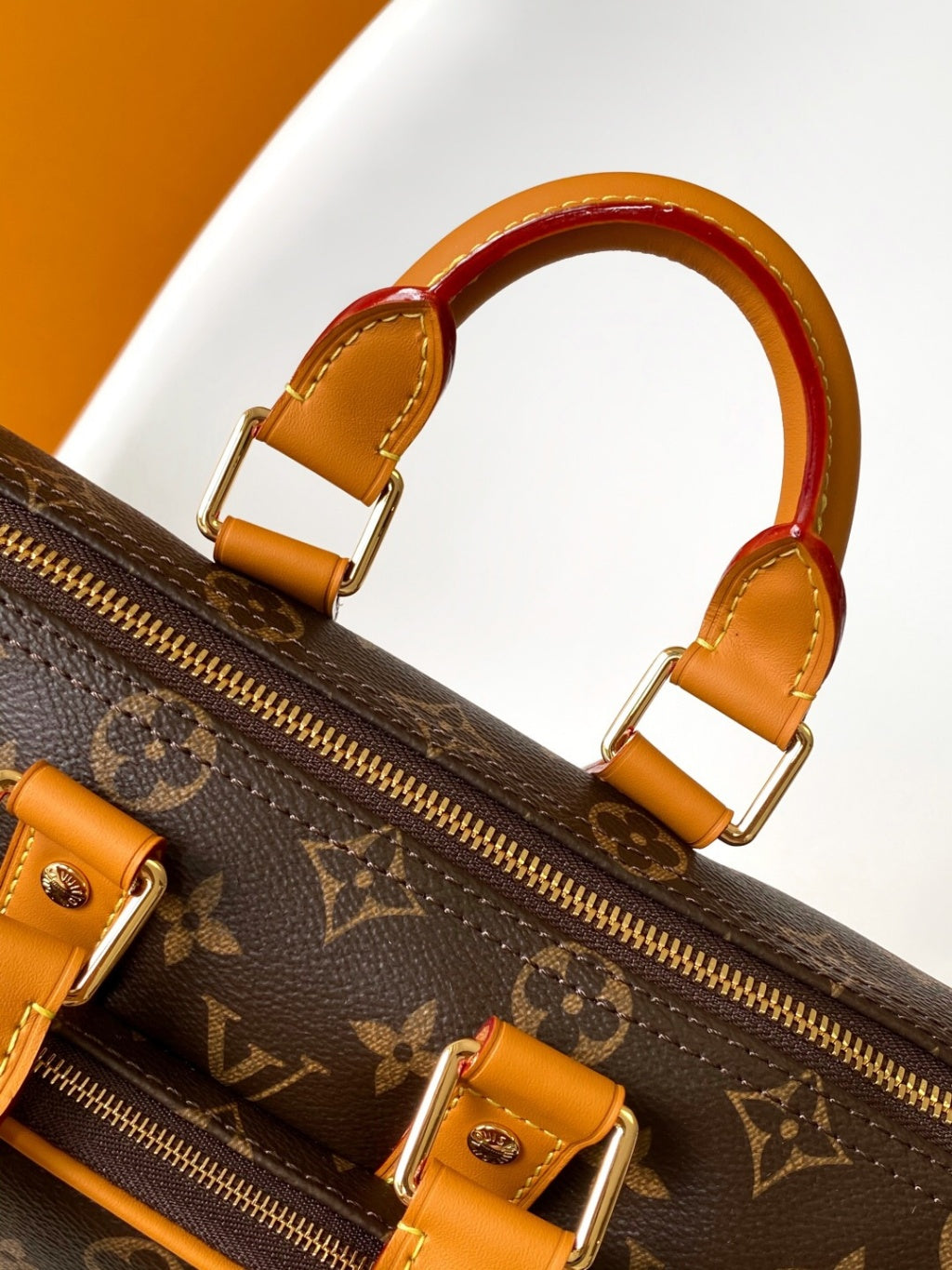 LV M14026 Keepall Bandoulière Cargo 25 Brown Monogram Caflskin GHW mysite