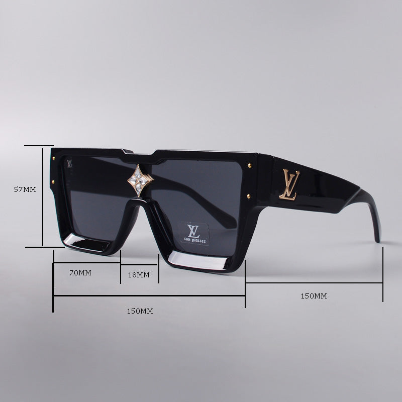 Luxury Large Frame Fashion Sunglasses—82978 Luxcases.shop