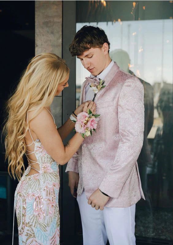 White gorgeous shiny exquisite beaded spaghetti strap sequined backless long chiffon ball gown prom dress evening gown holiday party dress gh2799s mysite