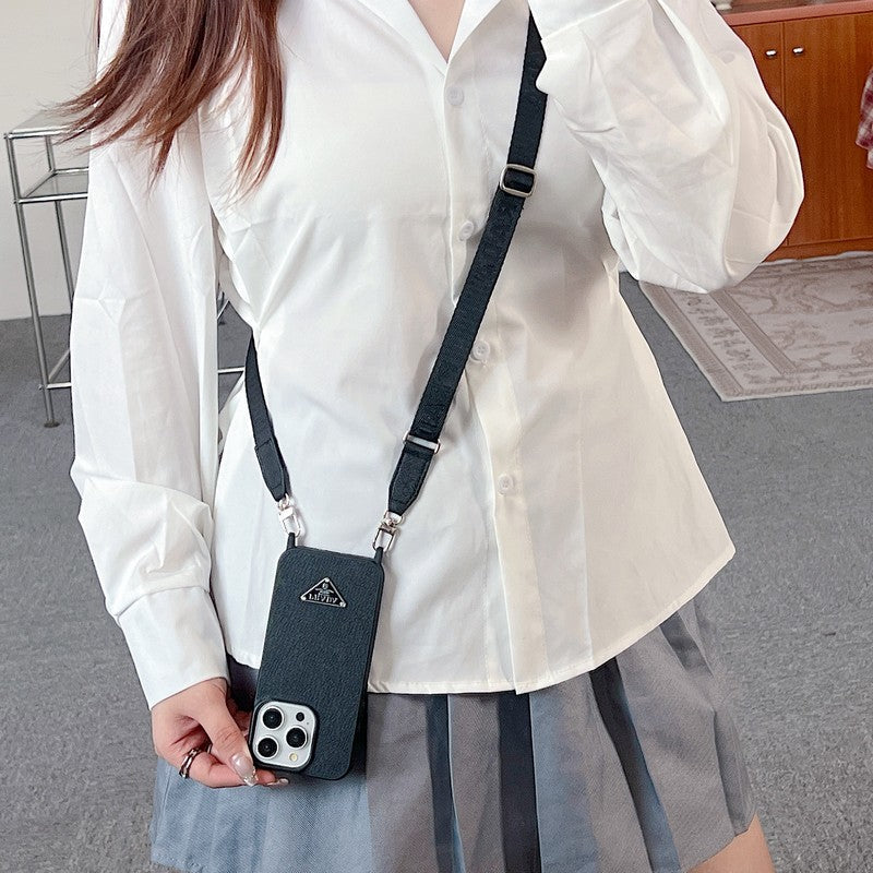 Pra Crossbody Leather iPhone Case mysite