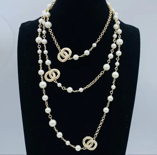 Luxury Fashion Pearl Necklace Classic Vintage Jewelry mysite