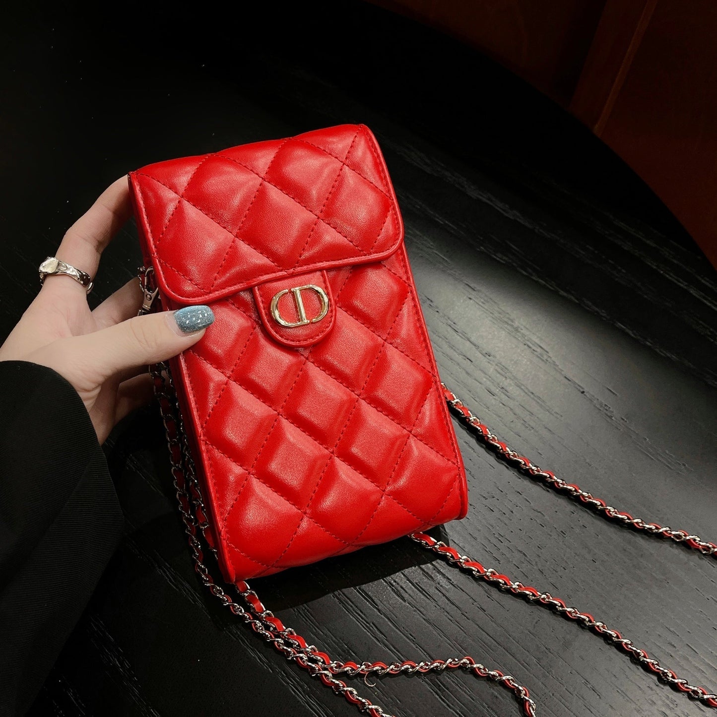 Crossbody Leather Phone Bag  022 mysite