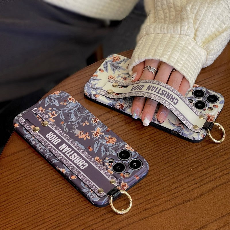 CD Purple & White Wristband iPhone Case mysite