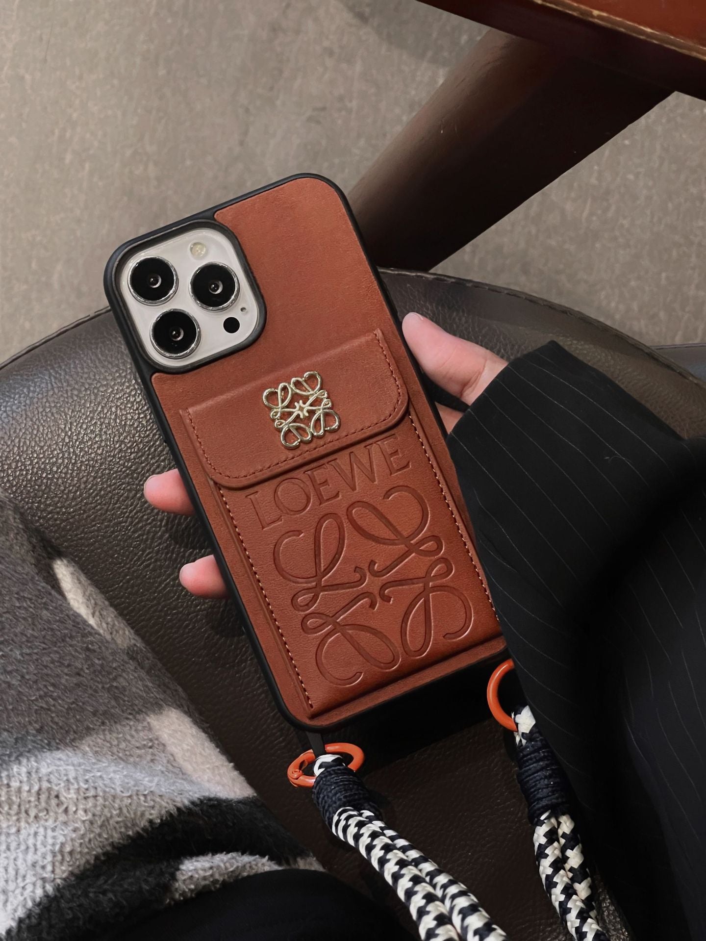 Loe Card Holder Leather iPhone Case mysite
