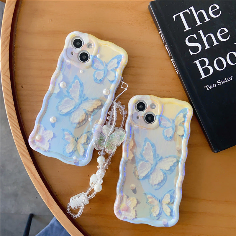 Oil Painting Gradient Butterfly iPhone Case mysite