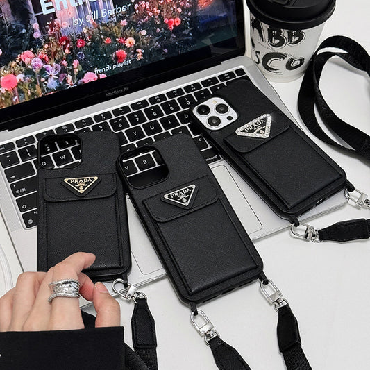 Pra Crossbody Leather iPhone Case mysite