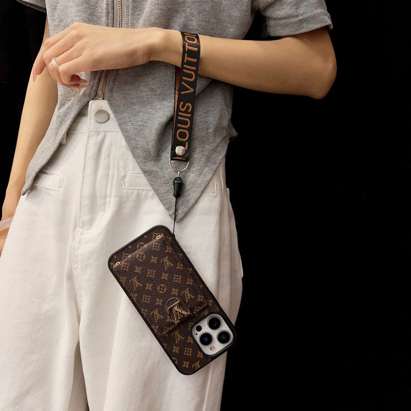Lou Classic Color Crossbody iPhone Case mysite