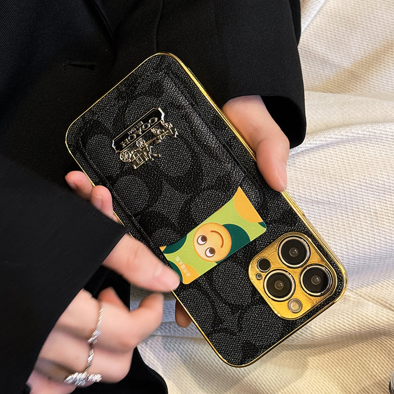 Coa Card Bag Leather iPhone Case mysite