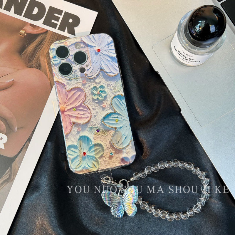 Vintage Oil Painting Flower iPhone Case mysite