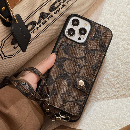 Coa Card Bag Leather Chain iPhone Case mysite