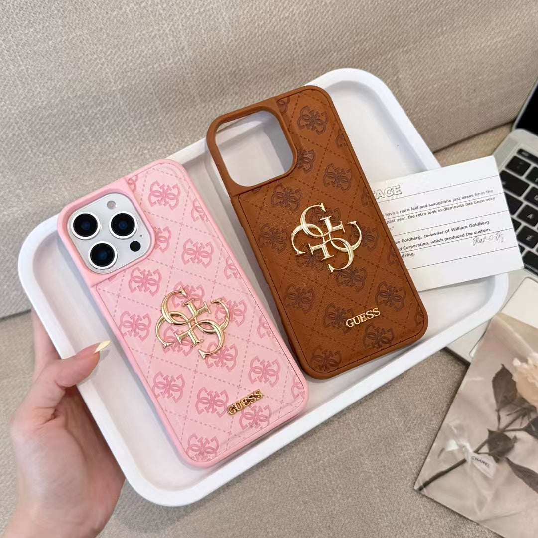 GUESS Monogram Mirror Electroplated Apple iPhone Cases mysite
