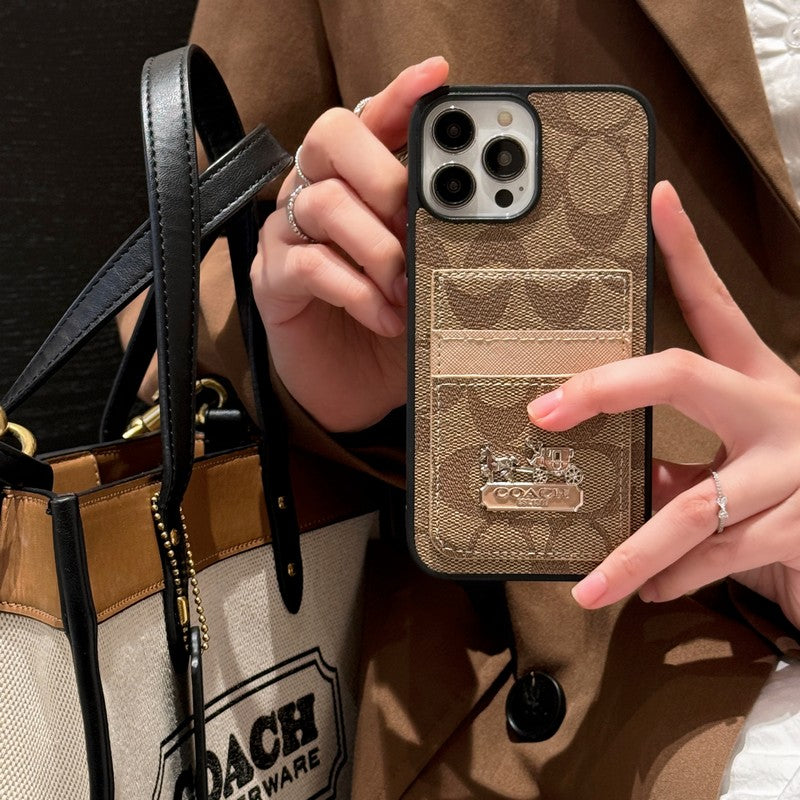 Coa Card Bag Leather iPhone Case mysite