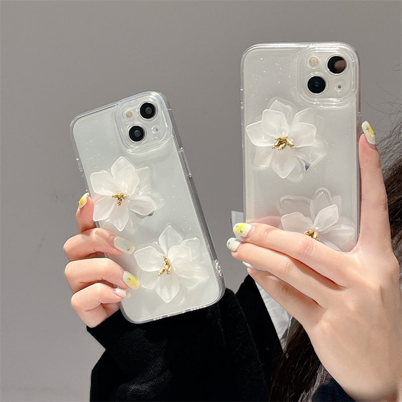 High-end Stereoscopic Flowers iPhone Case mysite