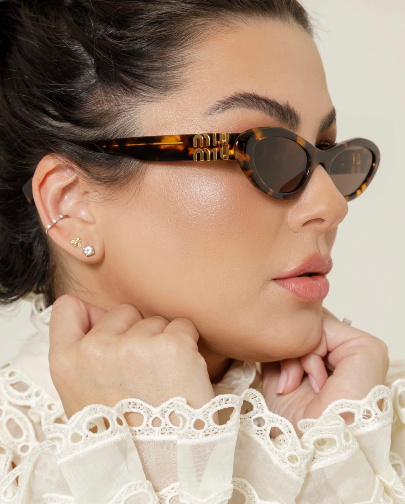 Luxury Large Frame Sunglasses M-088788 Luxcases.shop
