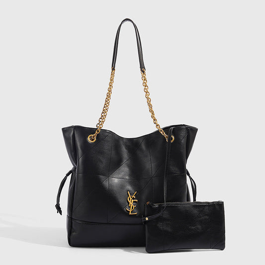 YSL  Jamie 4.3 large pochon leather Tote bag 34x10x33cm mysite