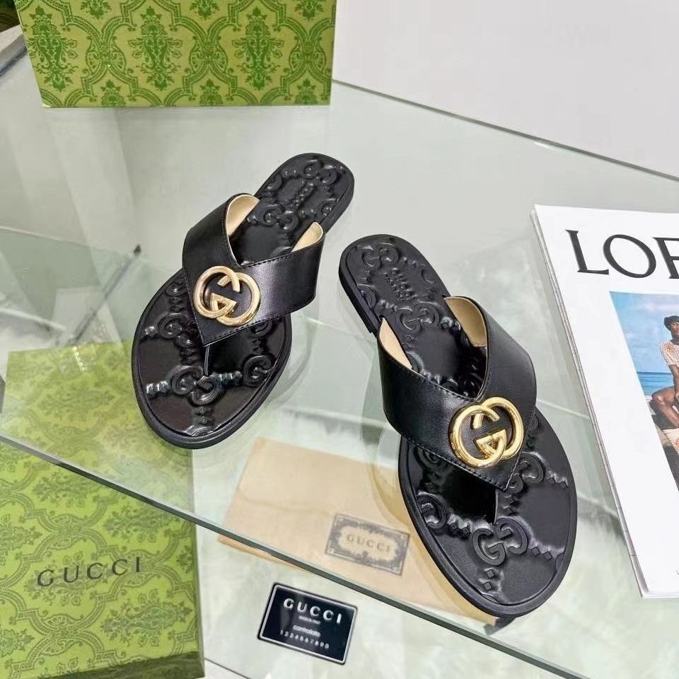 Fashion Metal Buckle Flip Flop Sandals mysite
