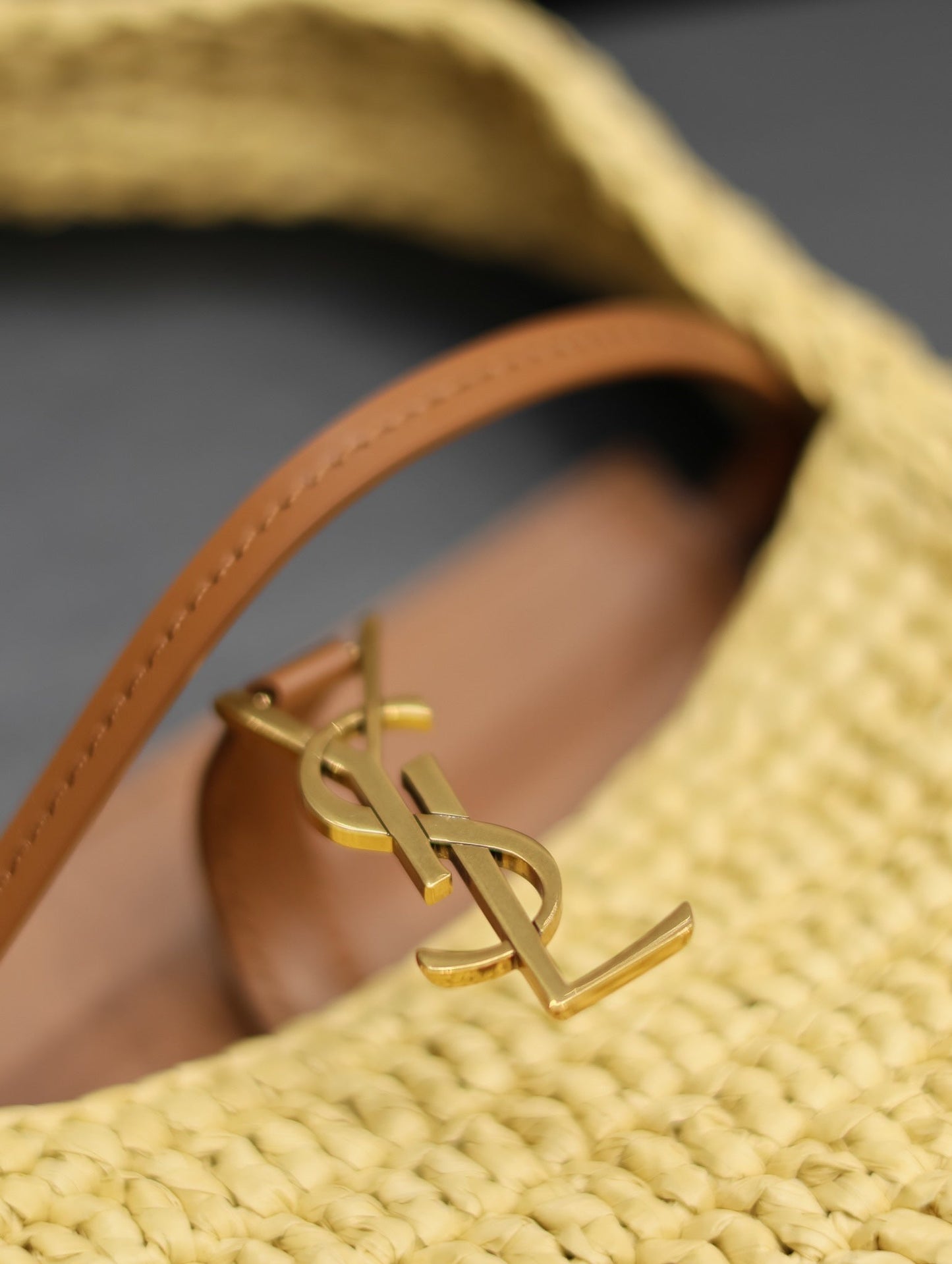 YSL Le 5 ¨¤ 7 Mini In Raffia Beige - 19 X 11.5 X 4.5 CM mysite