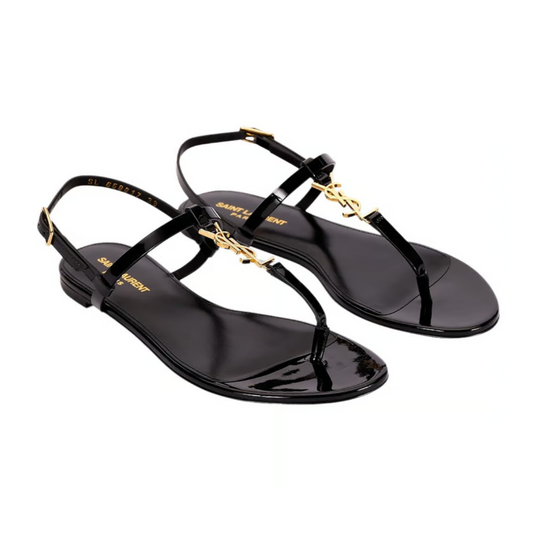 Logo-embellished leather slingback sandals mysite