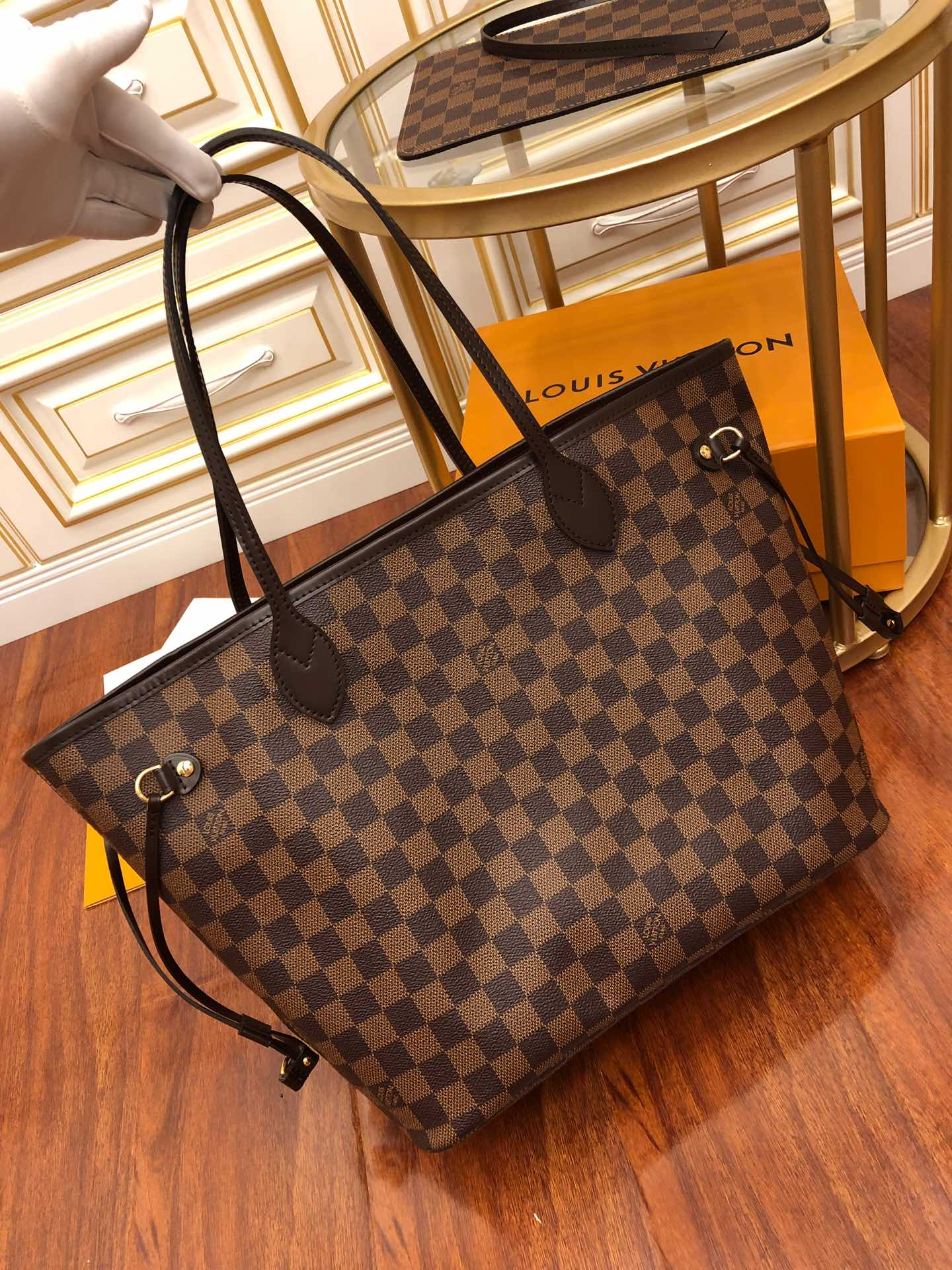 Louis Vuitton Ebene Monogram Leather Bag mysite