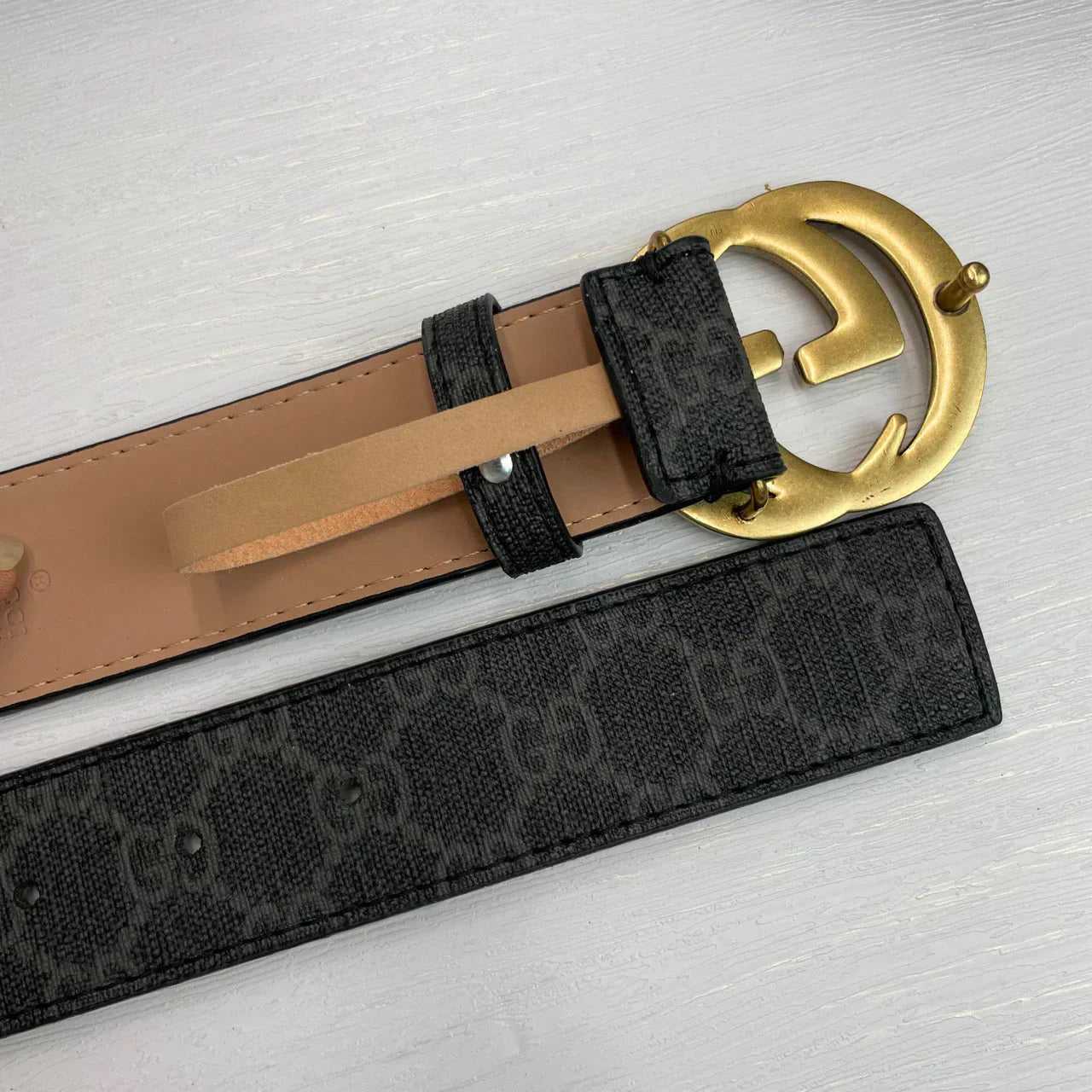 5 Colors Classic pattern printed belt mysite