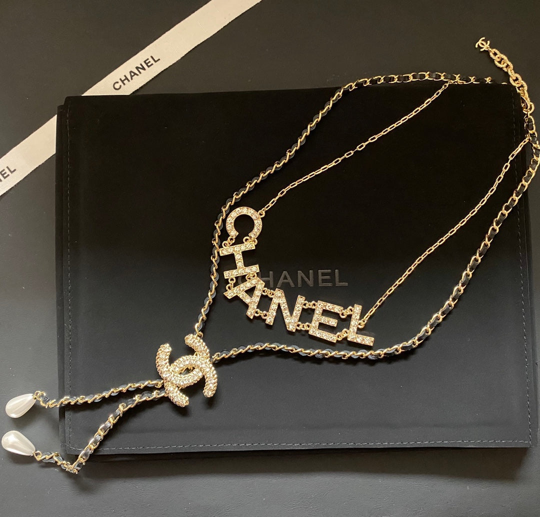 Fashion Diamond Double Necklace mysite