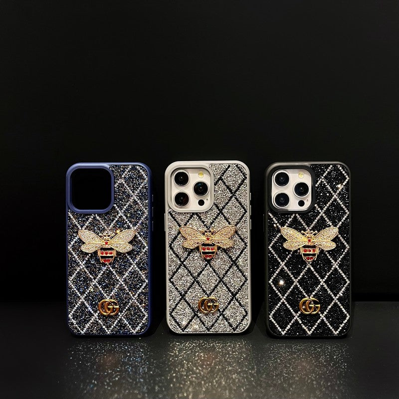 GG Bee Diamond iPhone Case mysite