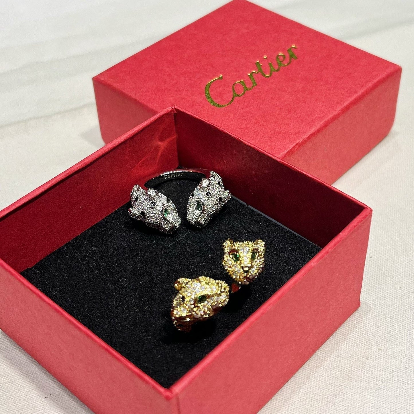 Diamond Leopard Open Ring mysite