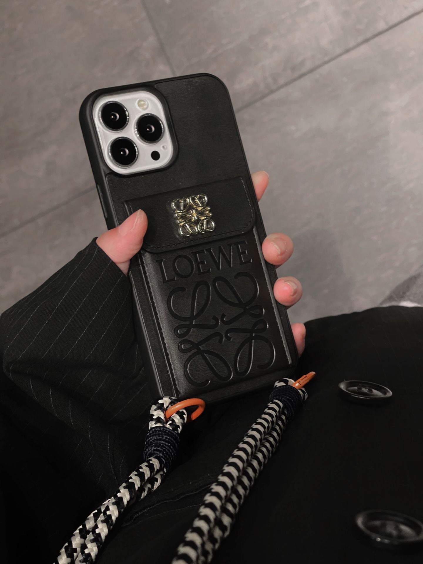 Loe Card Holder Leather iPhone Case mysite