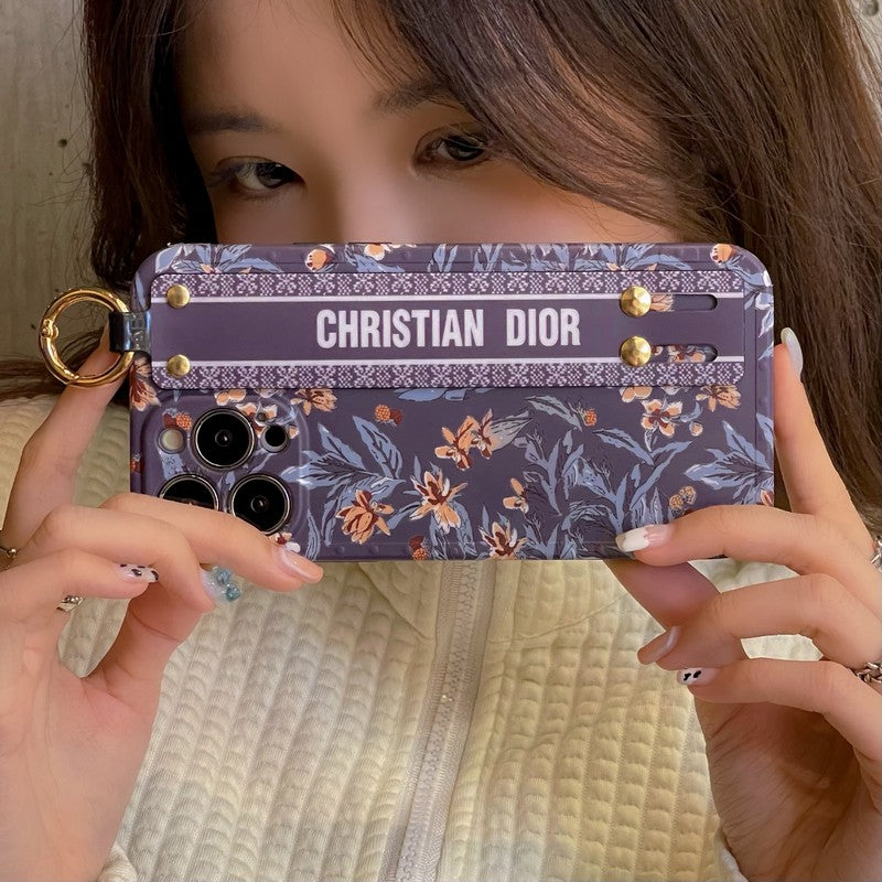 CD Purple & White Wristband iPhone Case mysite