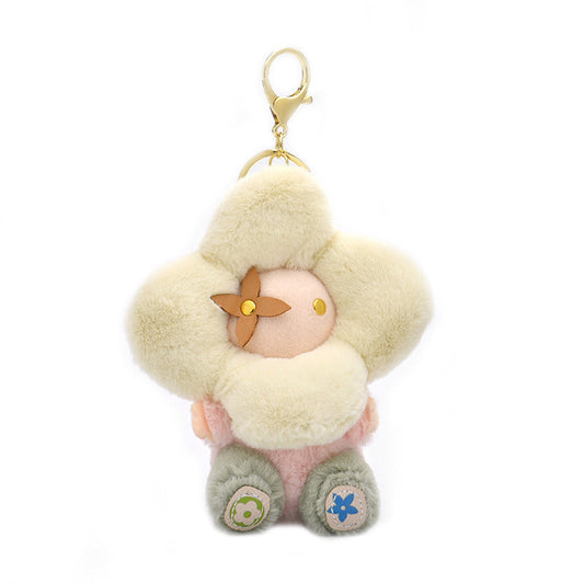 Cute Sunflower Plush Keychain – Vivian Doll Bag Charm for Women, Car & Backpack Decorations mysite
