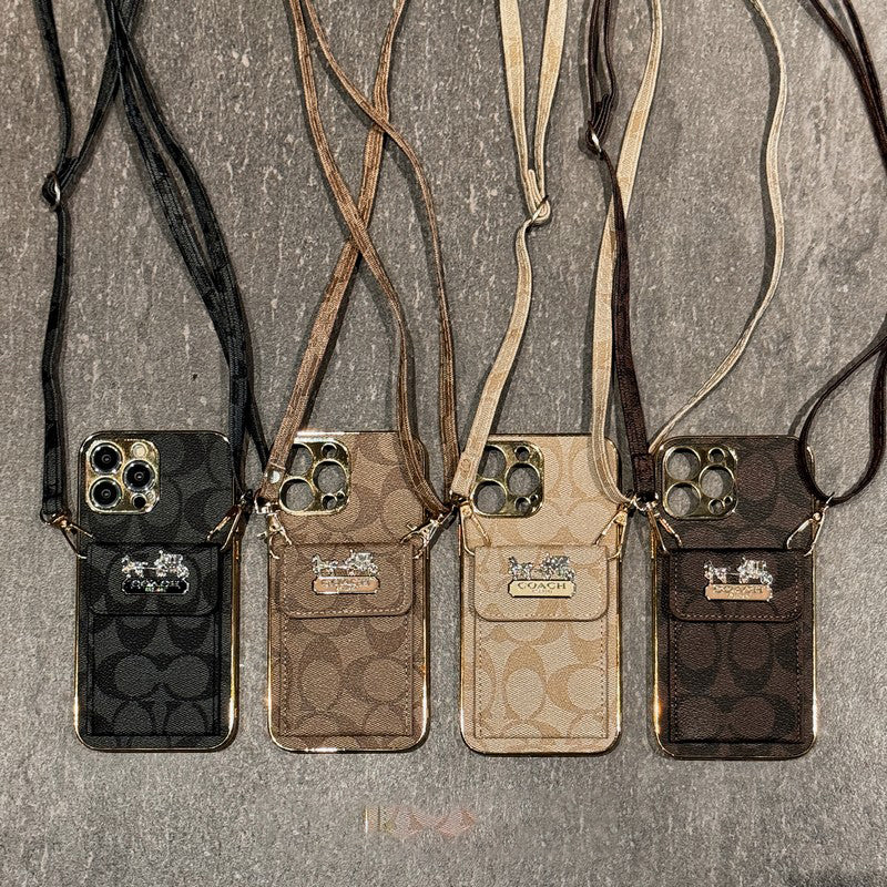 Coa Card Bag Leather Chain iPhone Case mysite