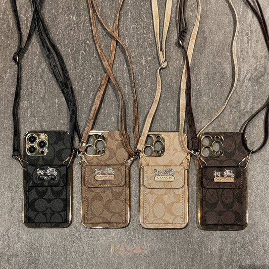Coa Card Bag Leather Chain iPhone Case mysite