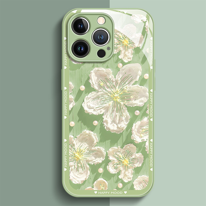 Ins New Oil Painting Flower iPhone Case mysite