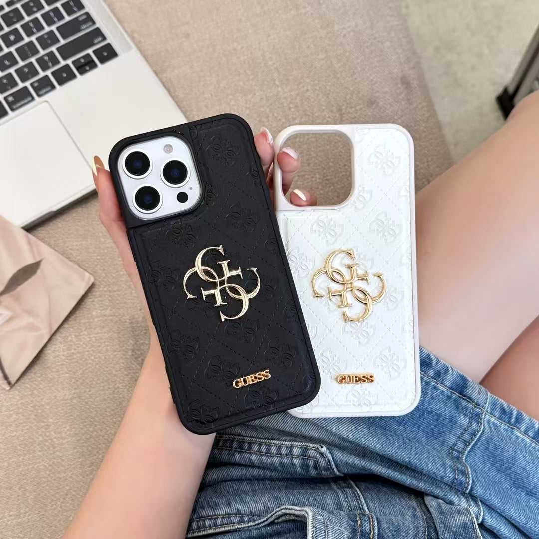 GUESS Monogram Mirror Electroplated Apple iPhone Cases mysite