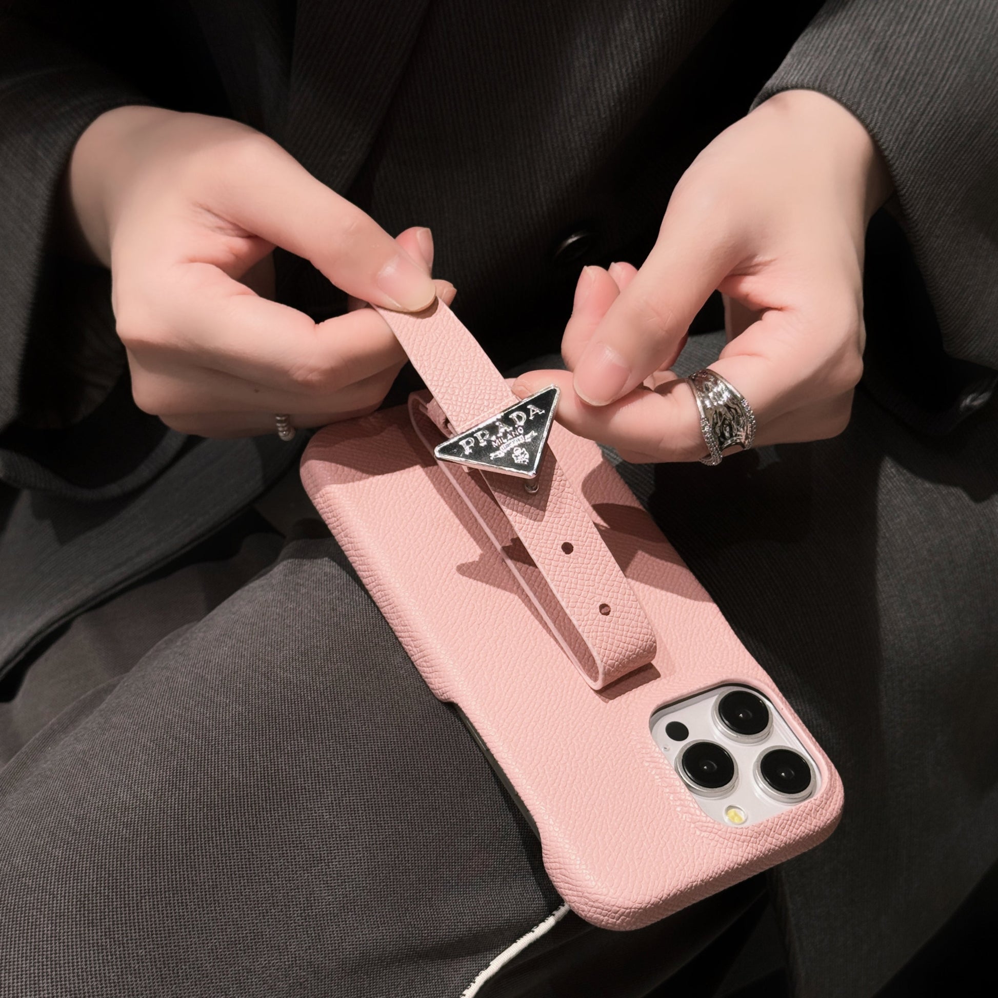 Pra Leather Handle iPhone Case mysite