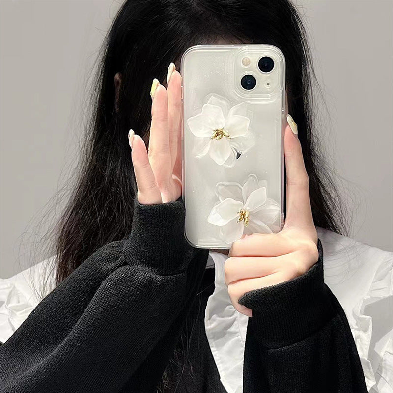 High-end Stereoscopic Flowers iPhone Case mysite