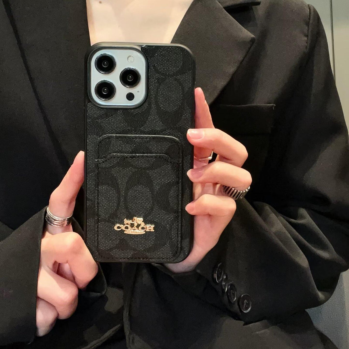 Coa Card Bag Leather iPhone Case mysite