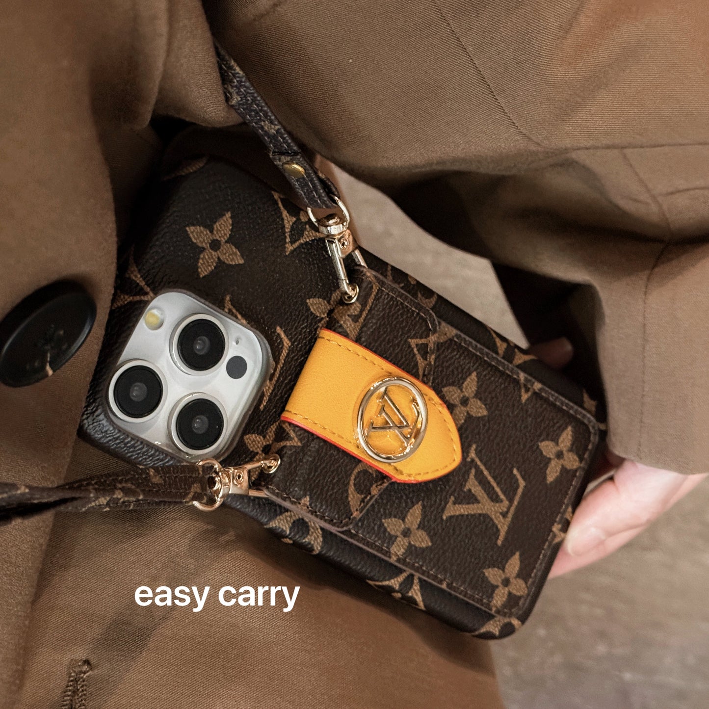 Lou Card Holder Chain iPhone Case mysite
