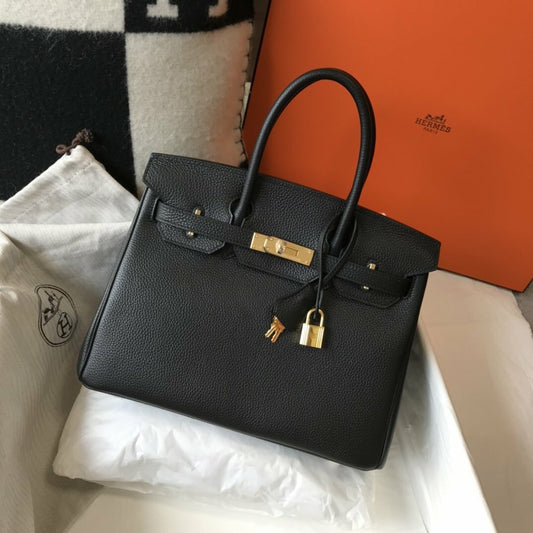 Hermes Handle Bag 30cm Black mysite