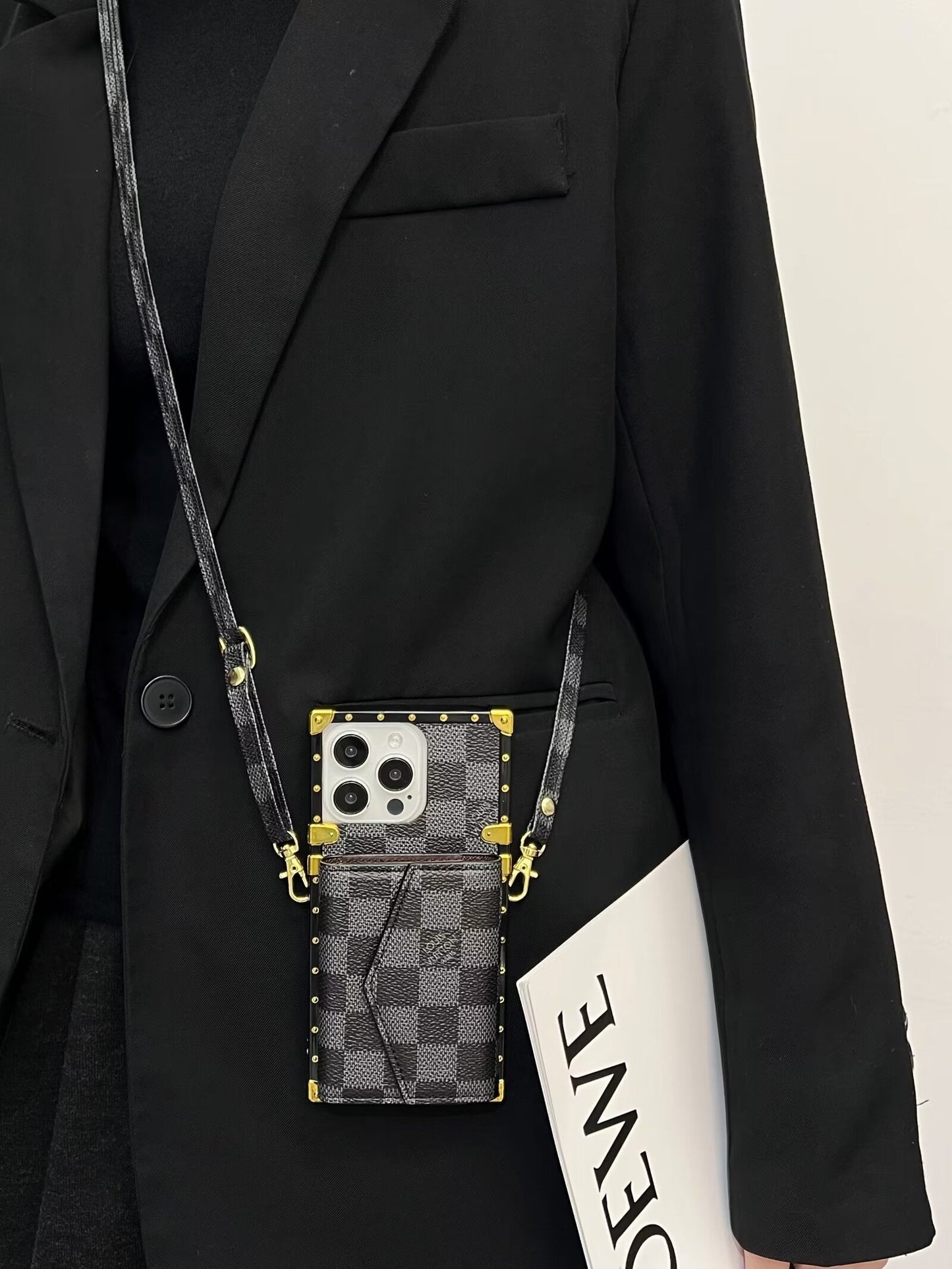 Luxury CANVAS LEATHER CARD HOLDER MONOGRAMs mysite