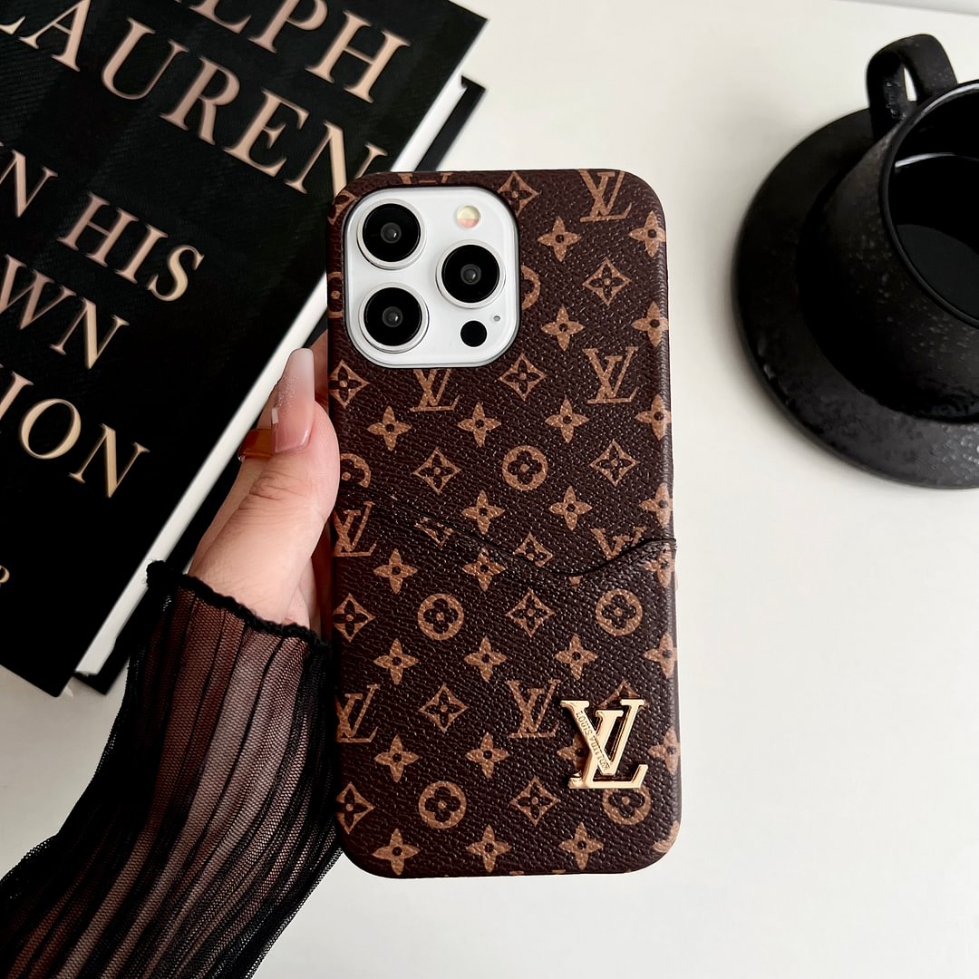 Classic Leather Monogram iPhone Case Card Holders mysite