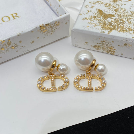Simple Irregular Pearl Earrings mysite