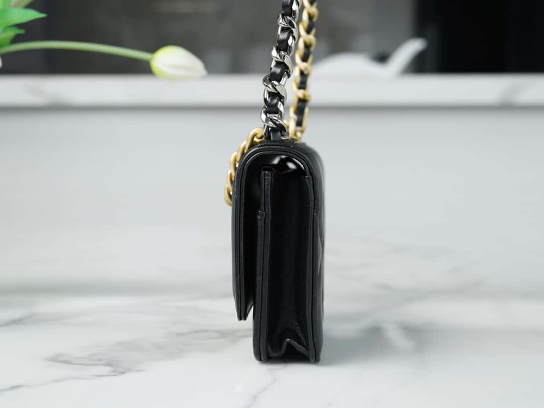 Chanel 19 WOC Wallet On Chain AP0957 BLACK Flap Bag mysite