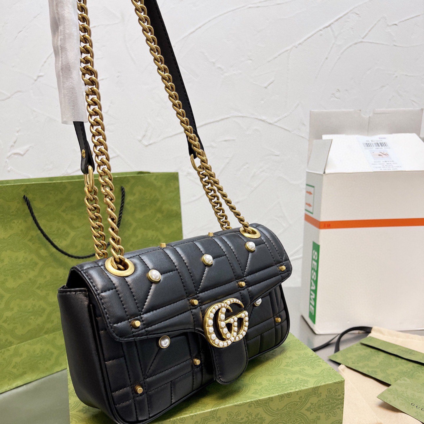 Classic Marmont Pearl Handle Bag mysite