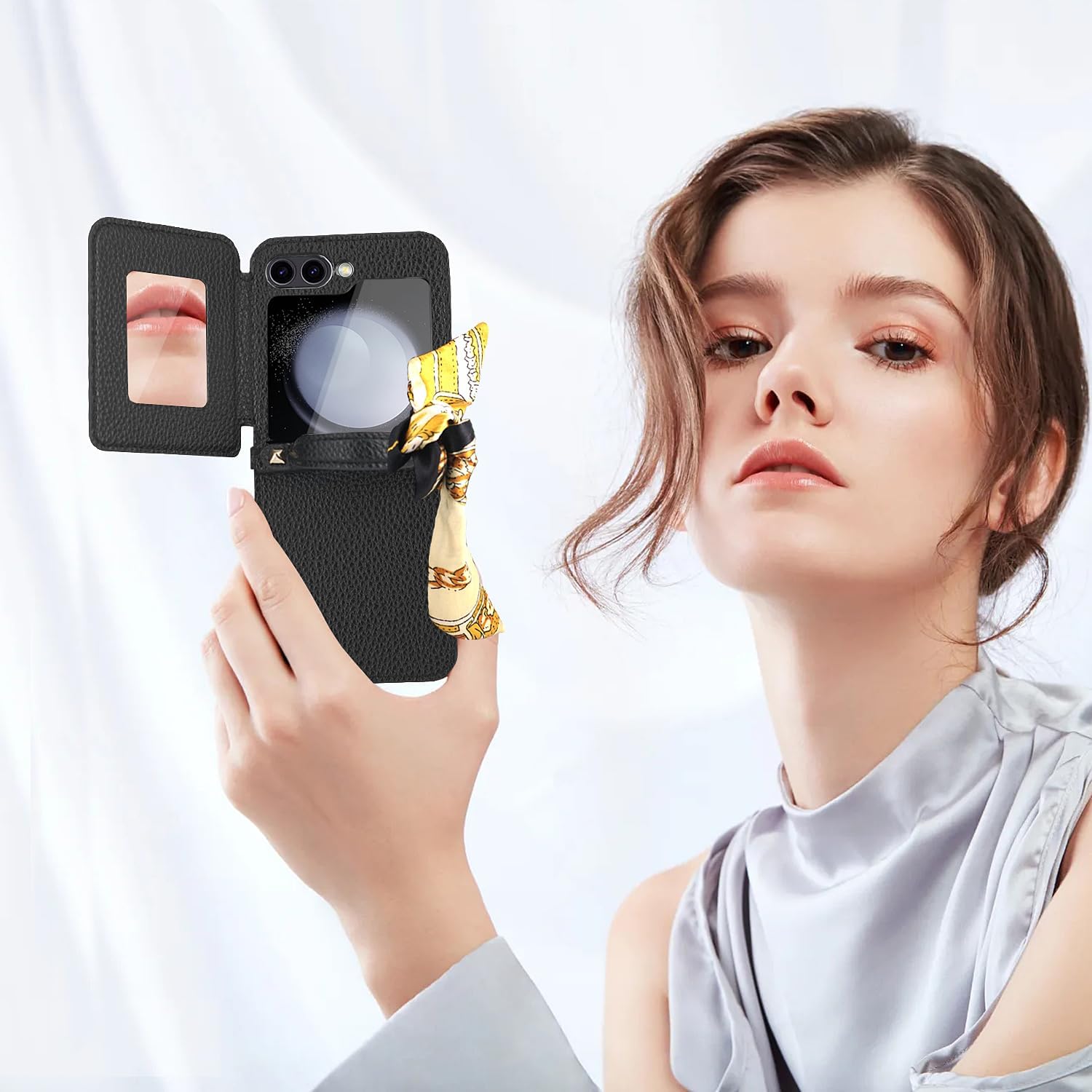 Samsung Luxury Leather Galaxy Z Flip 5/4 Cases mysite