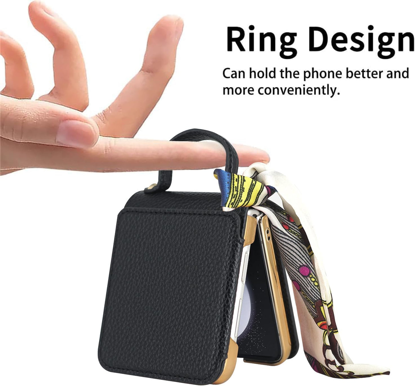 Samsung Luxury Leather Galaxy Z Flip 5/4 Cases mysite