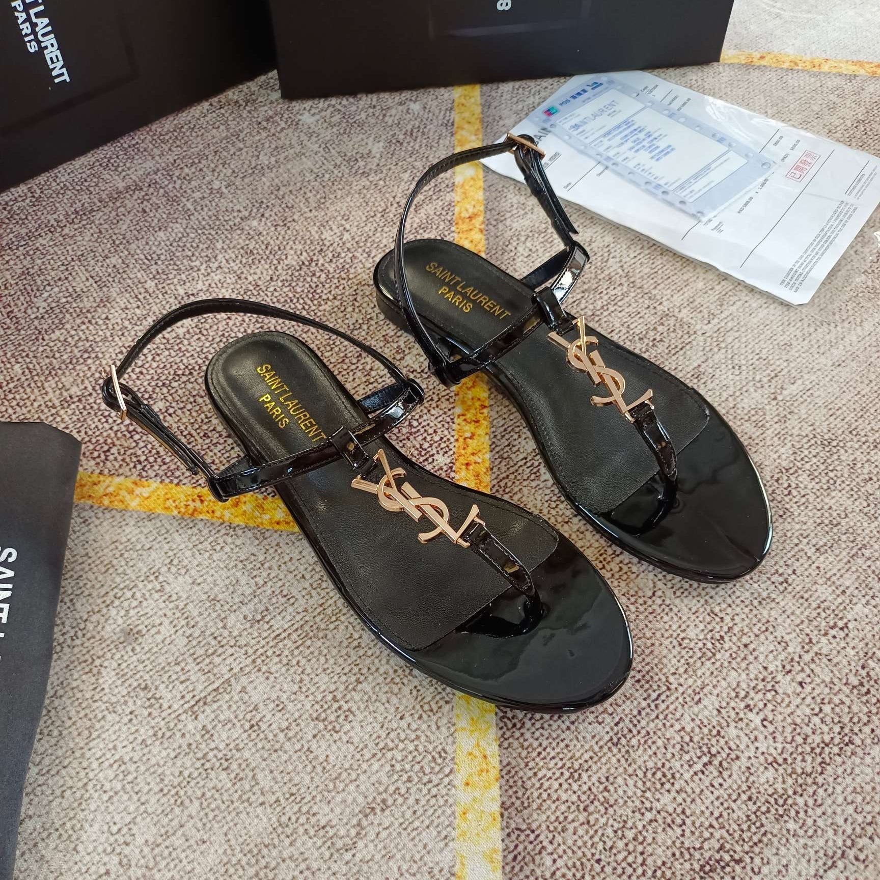 Logo-embellished leather slingback sandals mysite