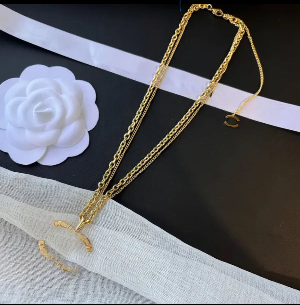 Designer Letter CC Necklace mysite