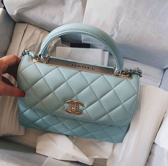 Chanel Trendy CC Flap Bags-Blue mysite