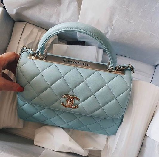 Chanel Trendy CC Flap Bags-Blue mysite
